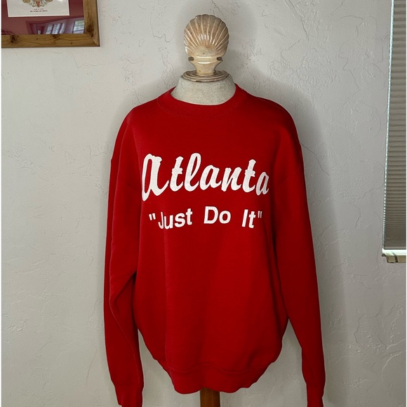 VINTAGE COOL ATLANTA CUSTOM SWEATER SWEATSHIRT SIZE XL - Picture 1 of 4